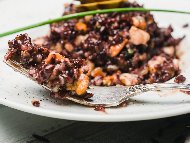 Рецепта Ризото с черен ориз и пилешко месо